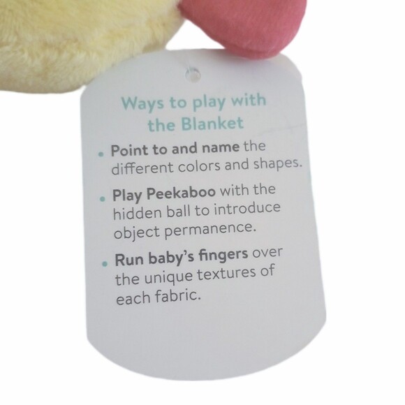 NWT Baby Einstein First Discoveries Infant Minky Blanket Soft Toy - Picture 5 of 5